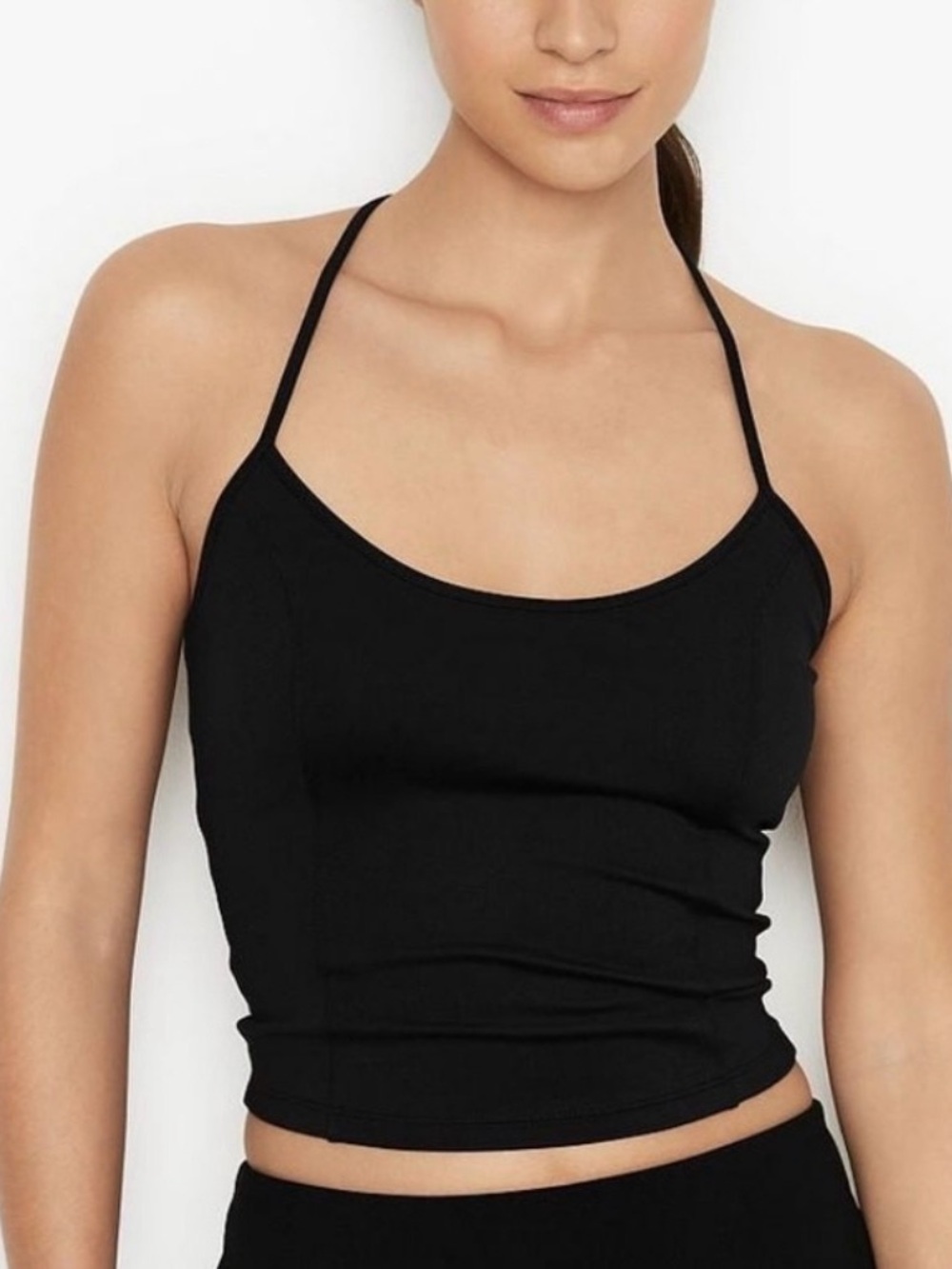 Victoria's Secret Black Strappy Sport Tank